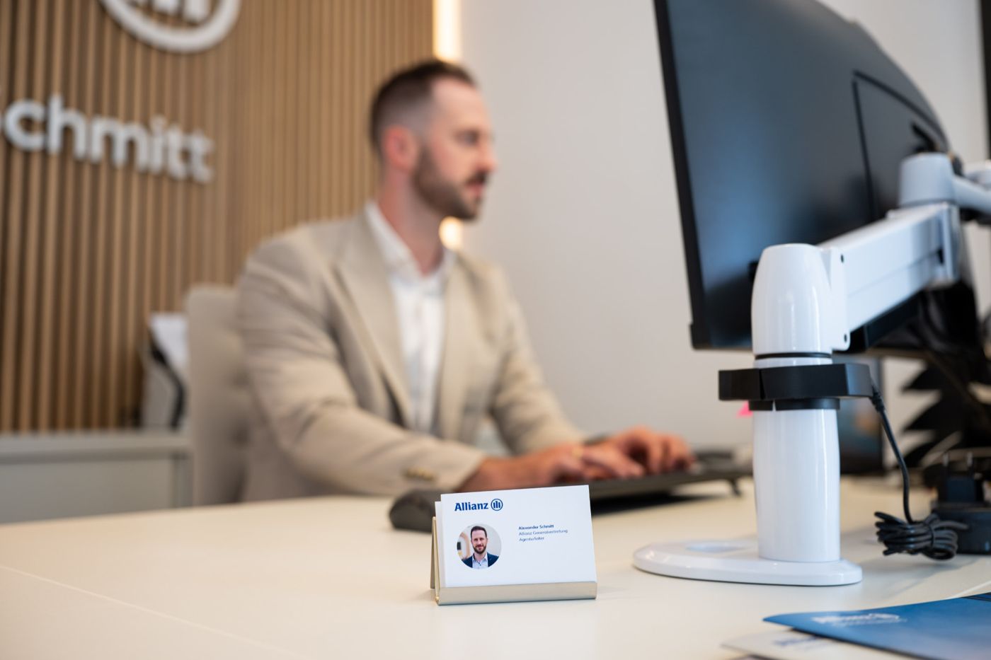 Beratungsplatz in der Agentur Grafenrheinfeld